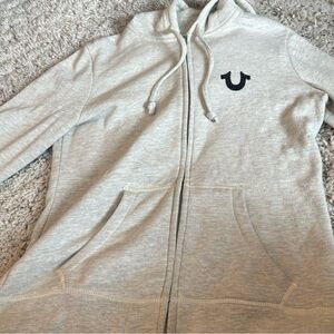 Selling a Light Grey True Religion Sweater
